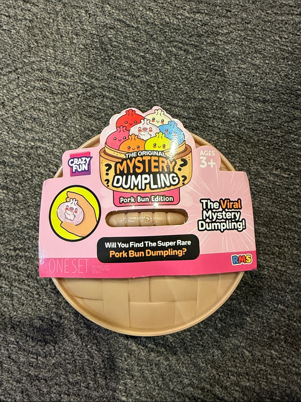 Mystery Dumpling Pork Bun Edition Collectible Toy - Pink